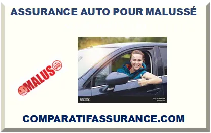 ASSURANCE AUTO POUR MALUSSÉ 2026